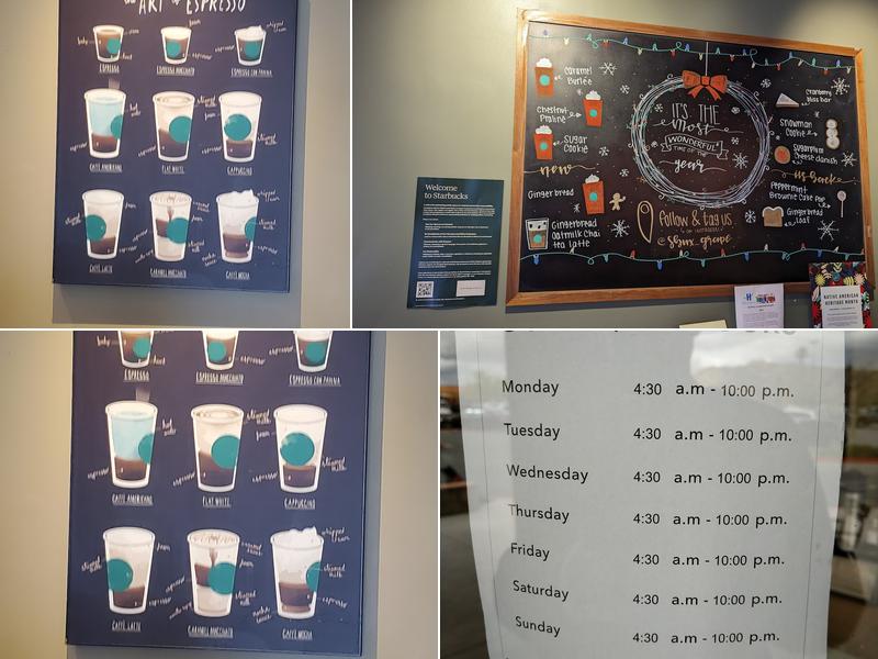 Starbucks Coffee Company Menu