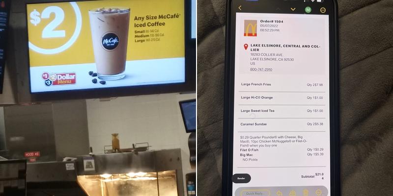 McDonald's Menu