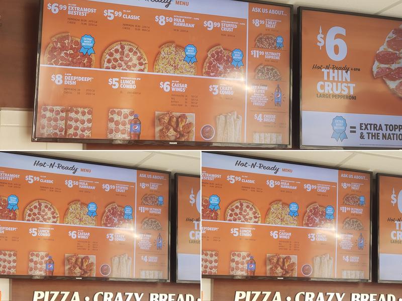 Little Caesars Pizza Menu