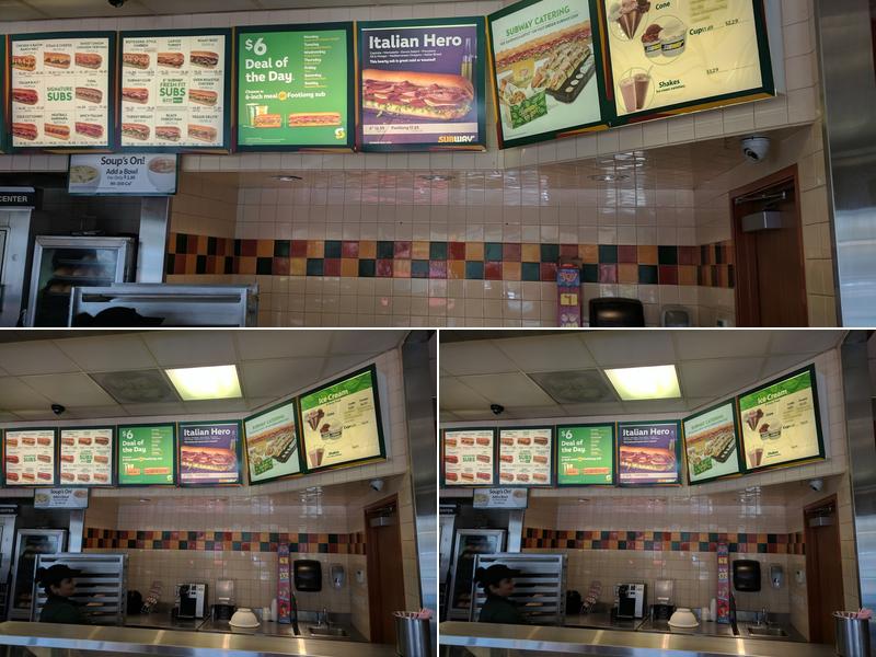 Subway Menu