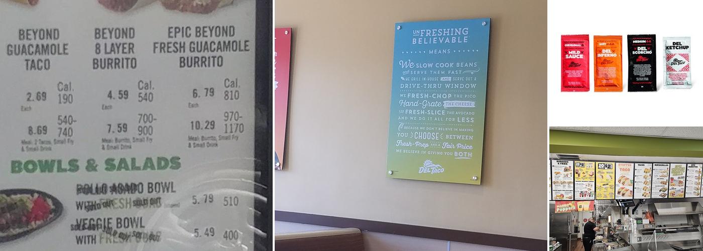 Del Taco Menu