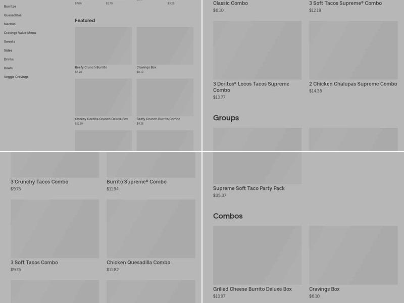 Taco Bell Menu