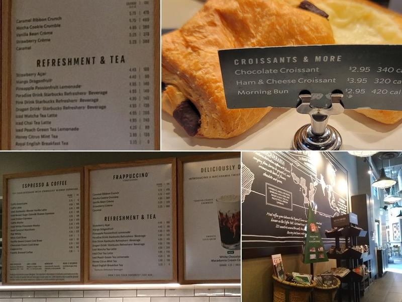 Starbucks Menu