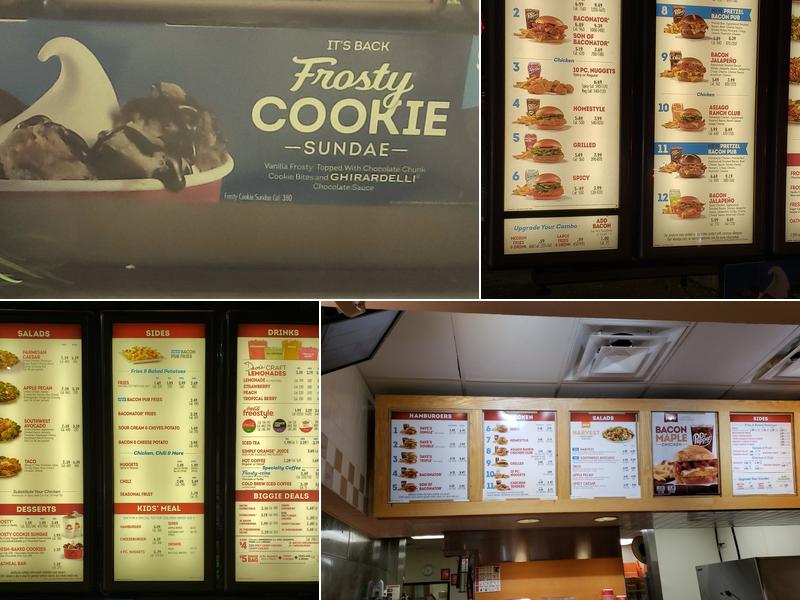 Wendy's Menu