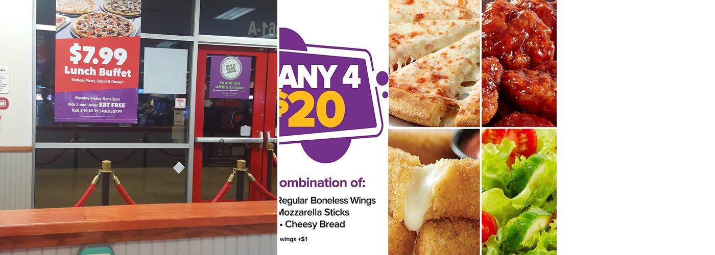 Chuck E. Cheese Menu