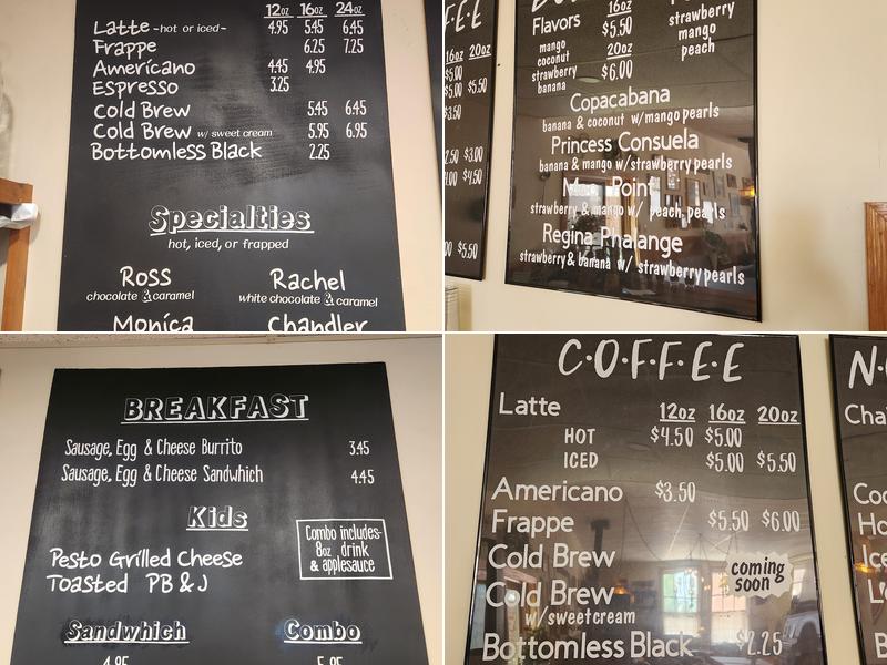 Central Merc Coffeehouse Menu