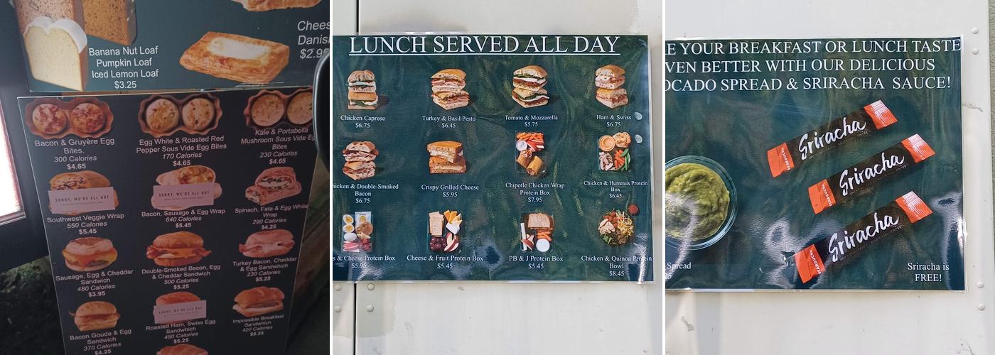 Starbucks Menu
