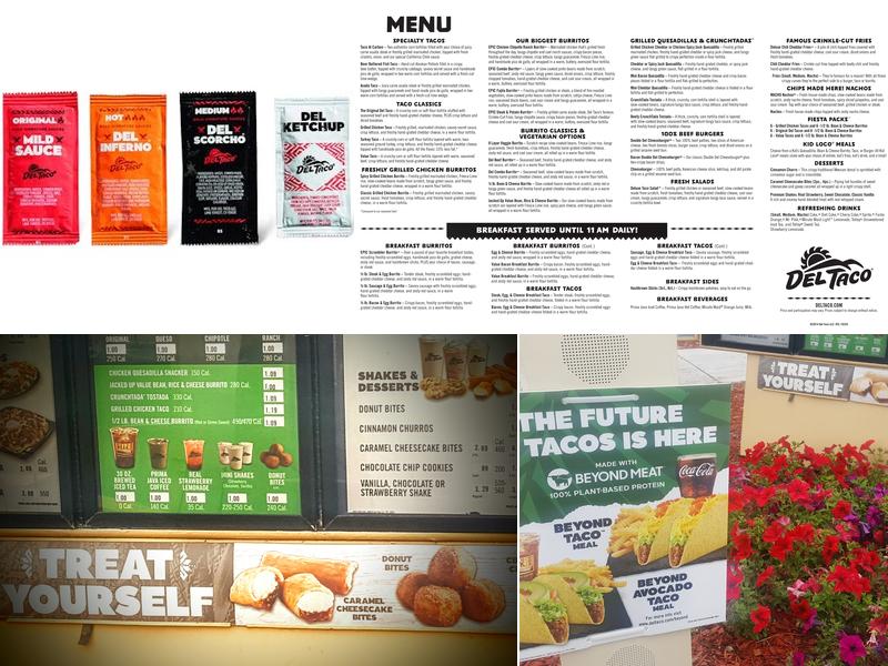 Del Taco Menu