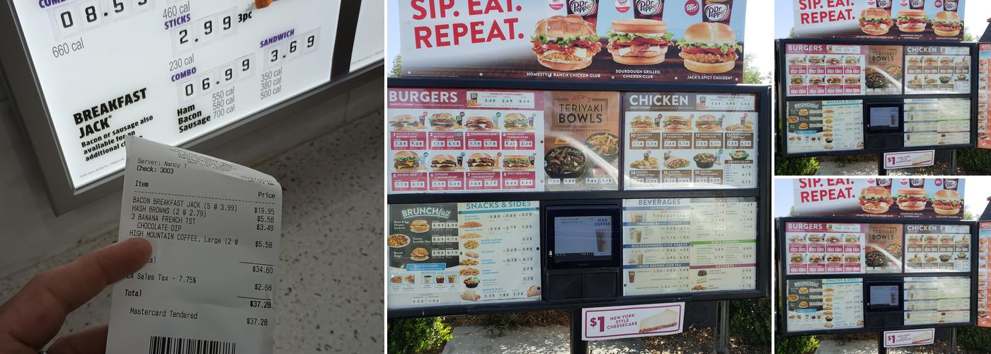 Jack In The Box Menu