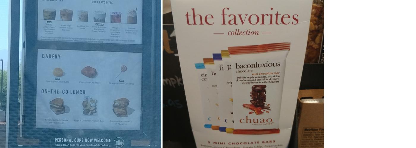 Starbucks Coffee Company Menu