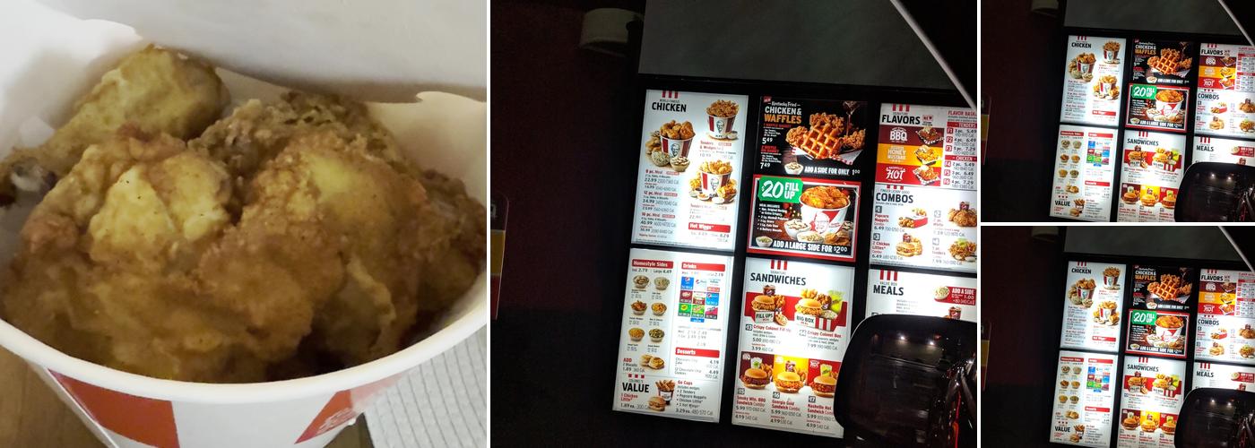 KFC Menu