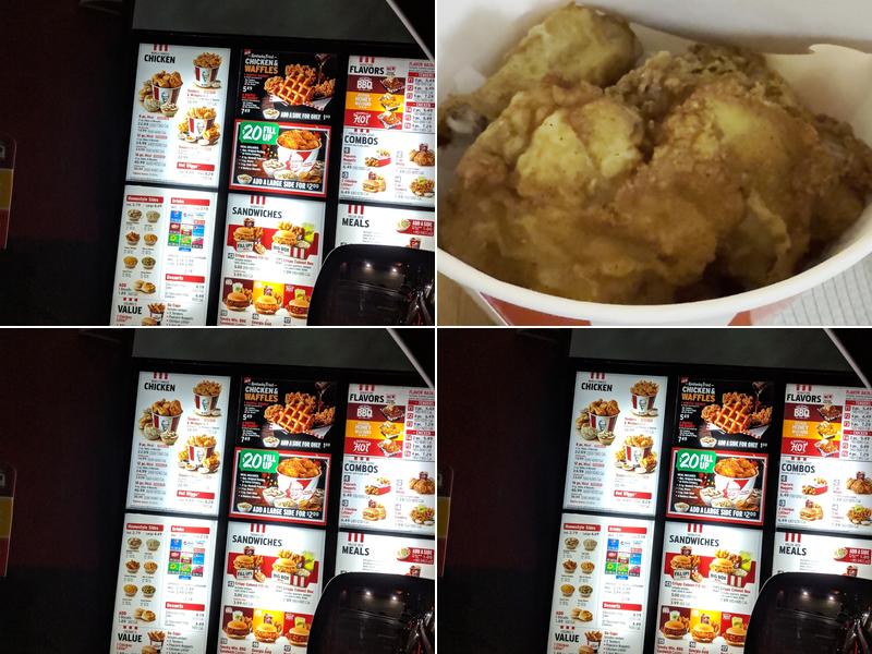 KFC Menu