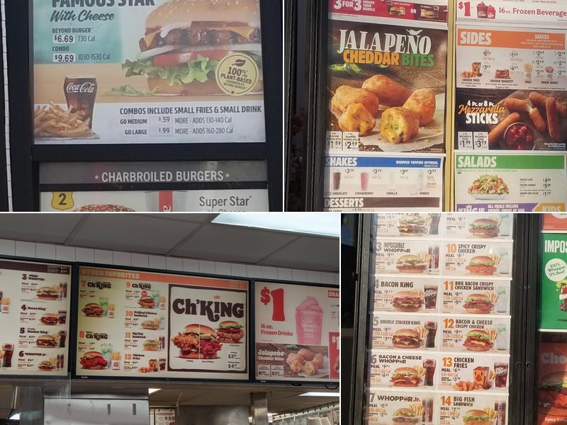 Burger King Menu