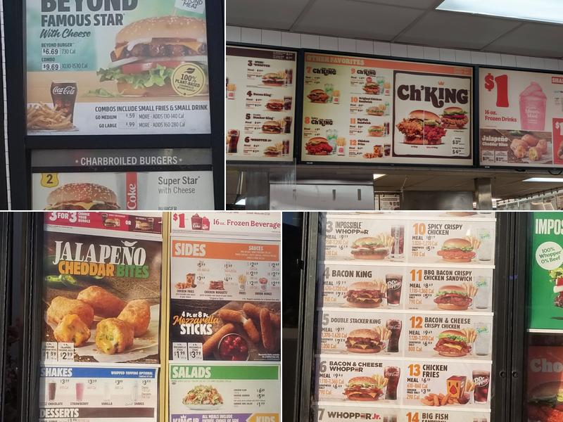 Burger King Menu