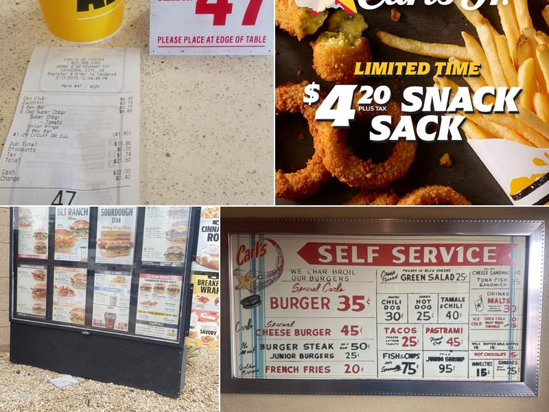 Carl’s Jr. Menu