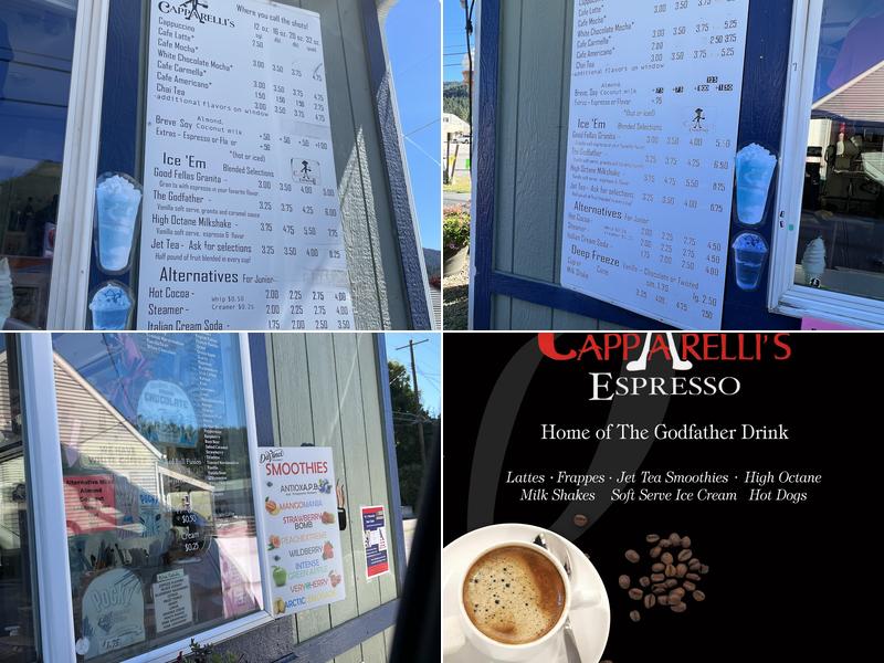Capparelli’s Espresso Menu
