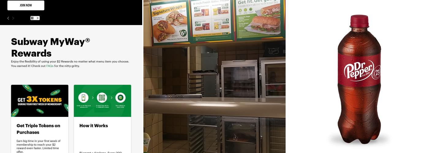 Subway Menu