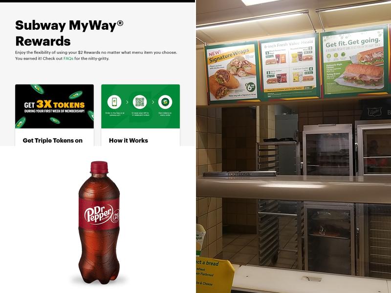 Subway Menu