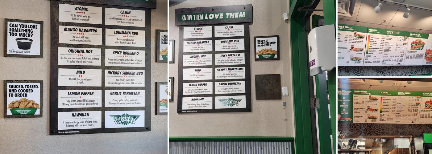 Wingstop Menu