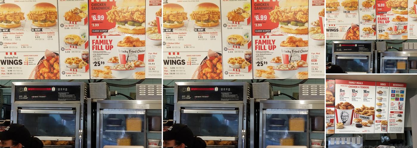 KFC Menu