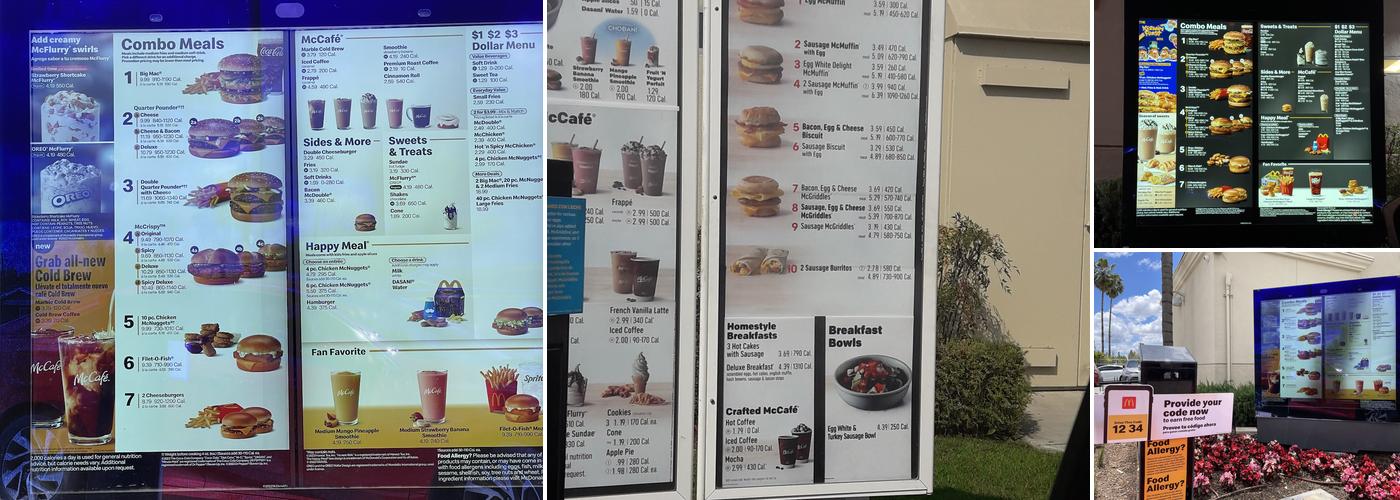 McDonald's Menu