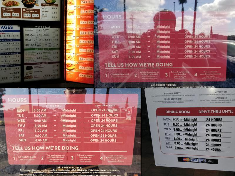 Jack In The Box Menu