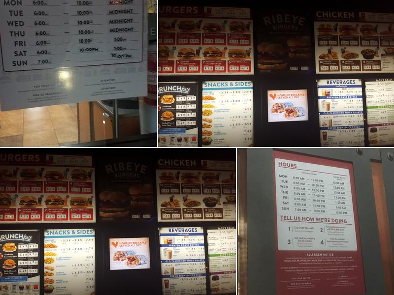 Jack In The Box Menu