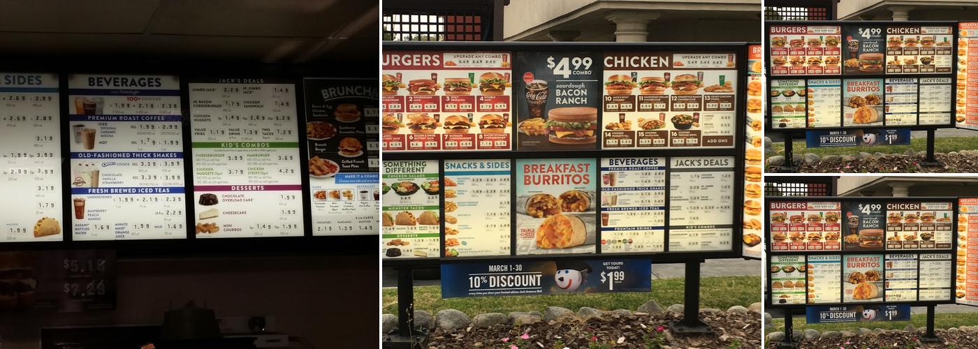 Jack In The Box Menu