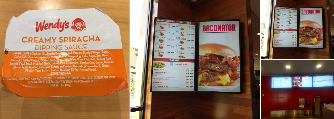 Wendy's Menu