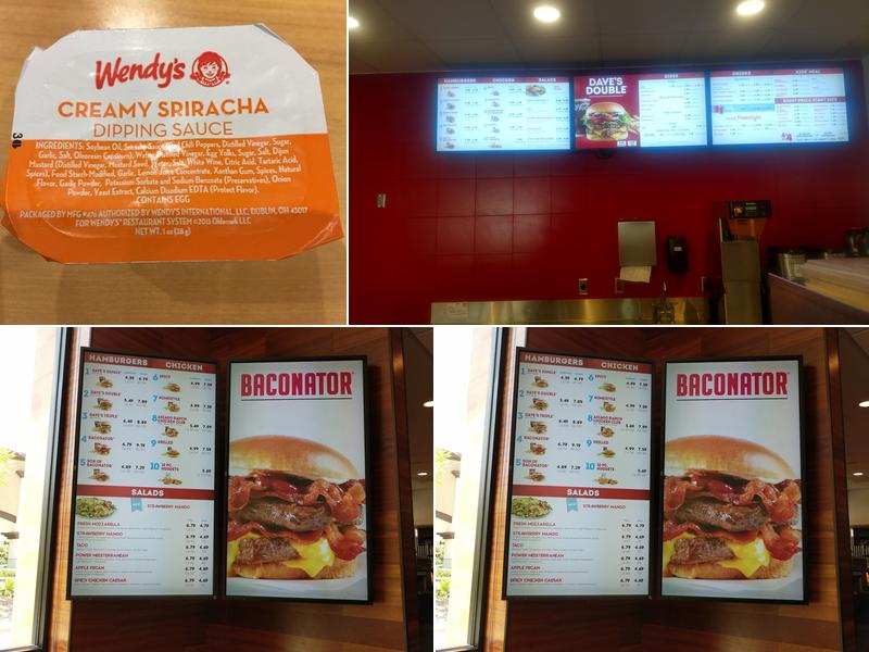 Wendy's Menu