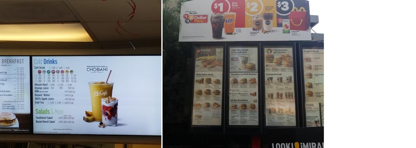 McDonald's Menu