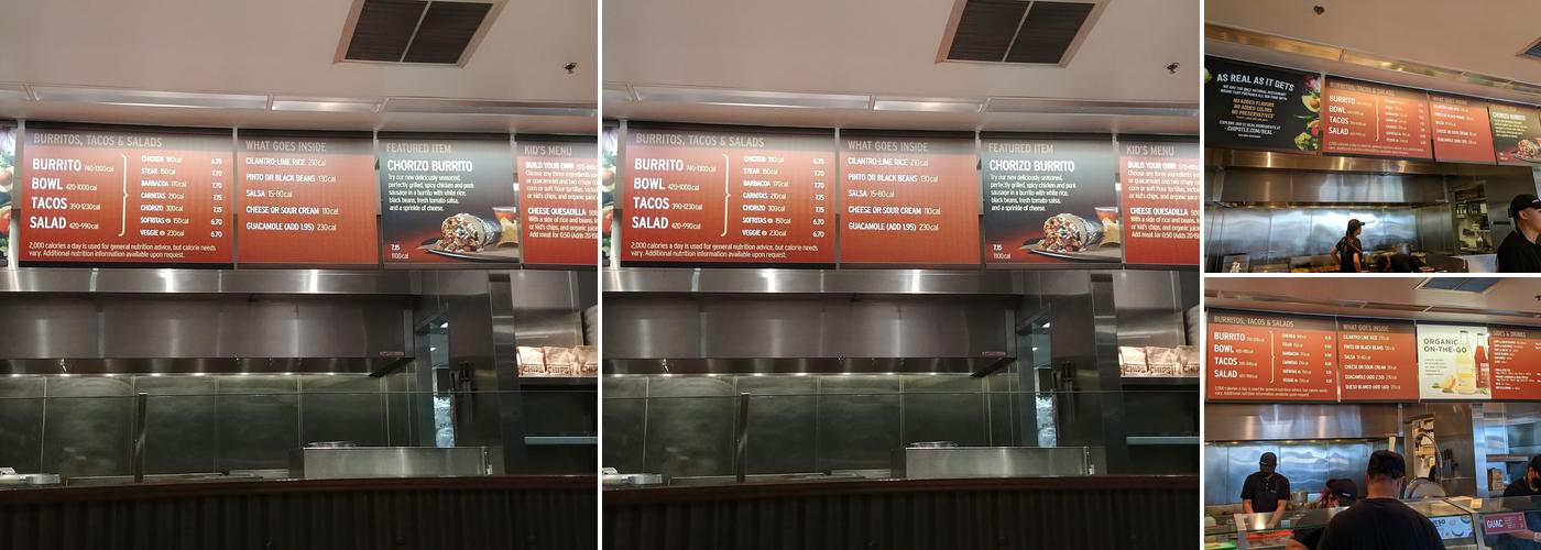Chipotle Mexican Grill Menu