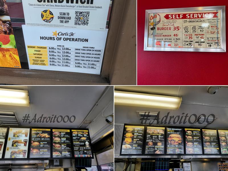 Carl’s Jr. Menu
