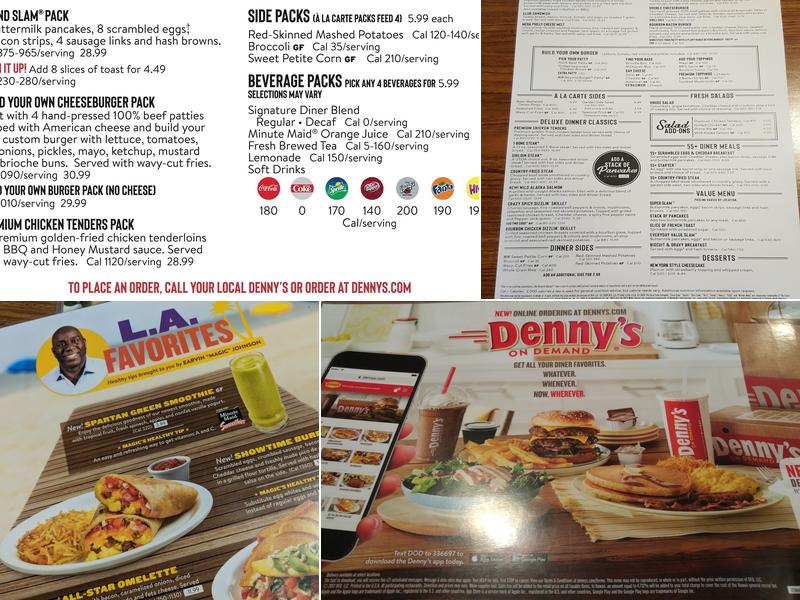 Denny's Menu