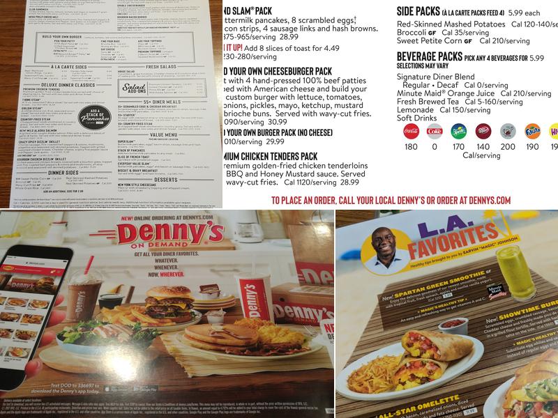 Denny's Menu