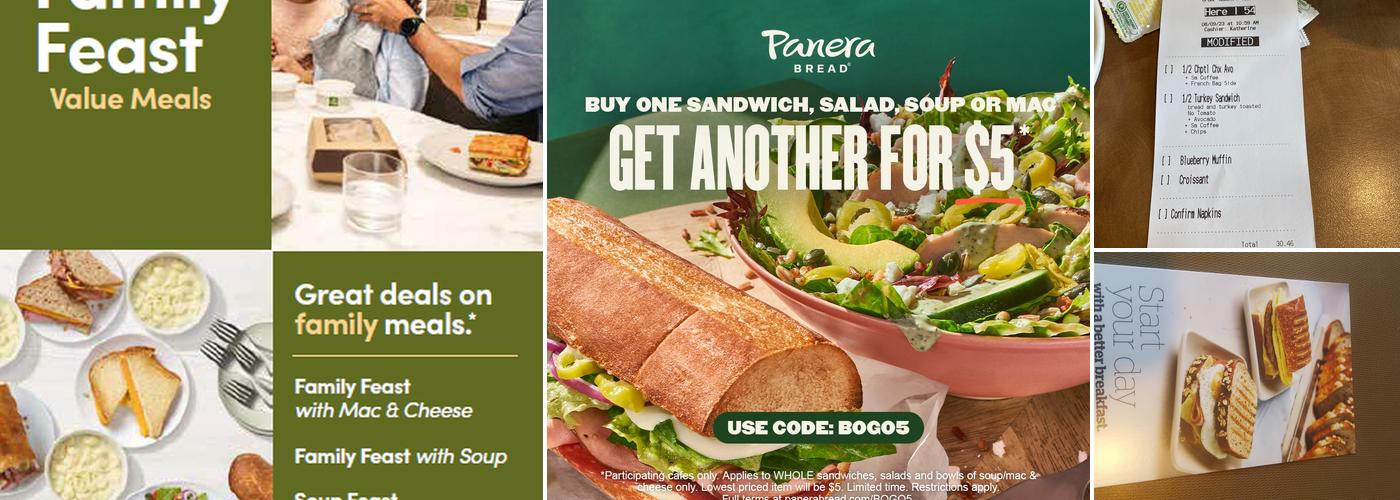Panera Bread Menu