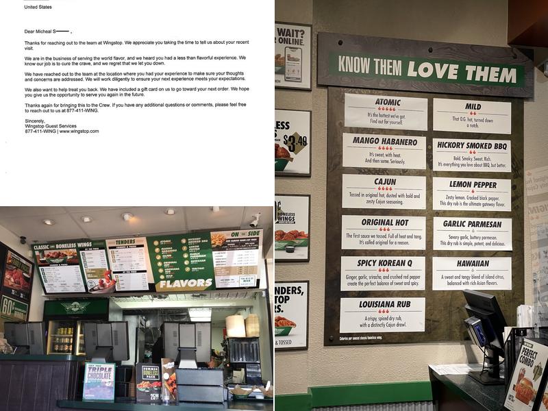 Wingstop Menu