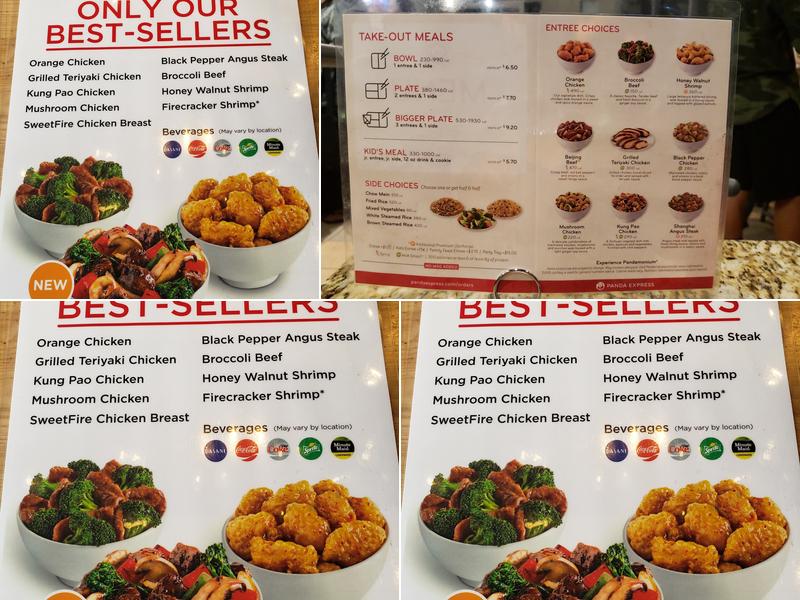 Panda Express Menu