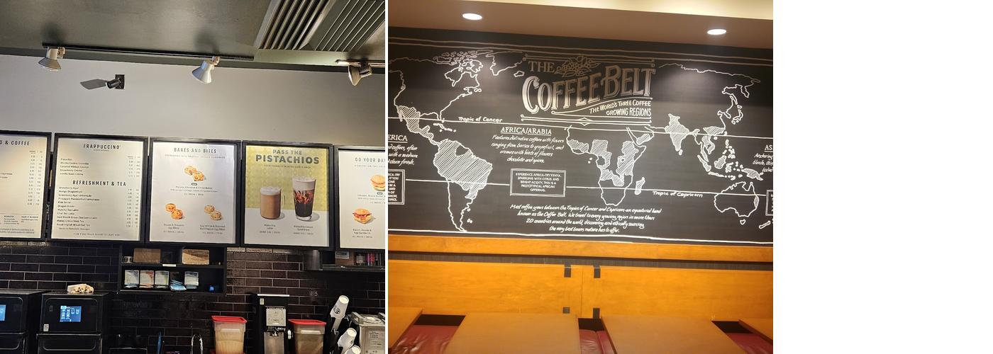 Starbucks Coffee Company Menu