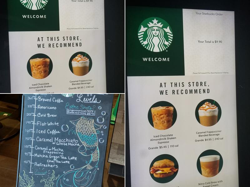 Starbucks Menu