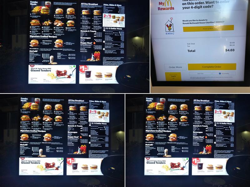McDonald's Menu