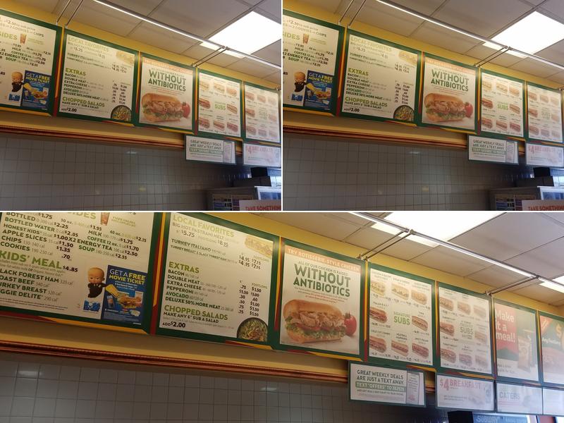 Subway Menu