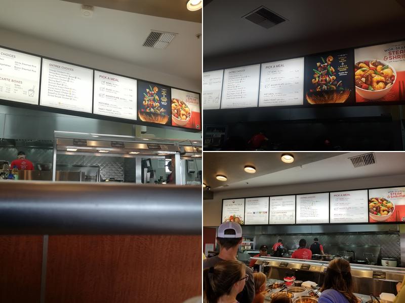 Panda Express Menu