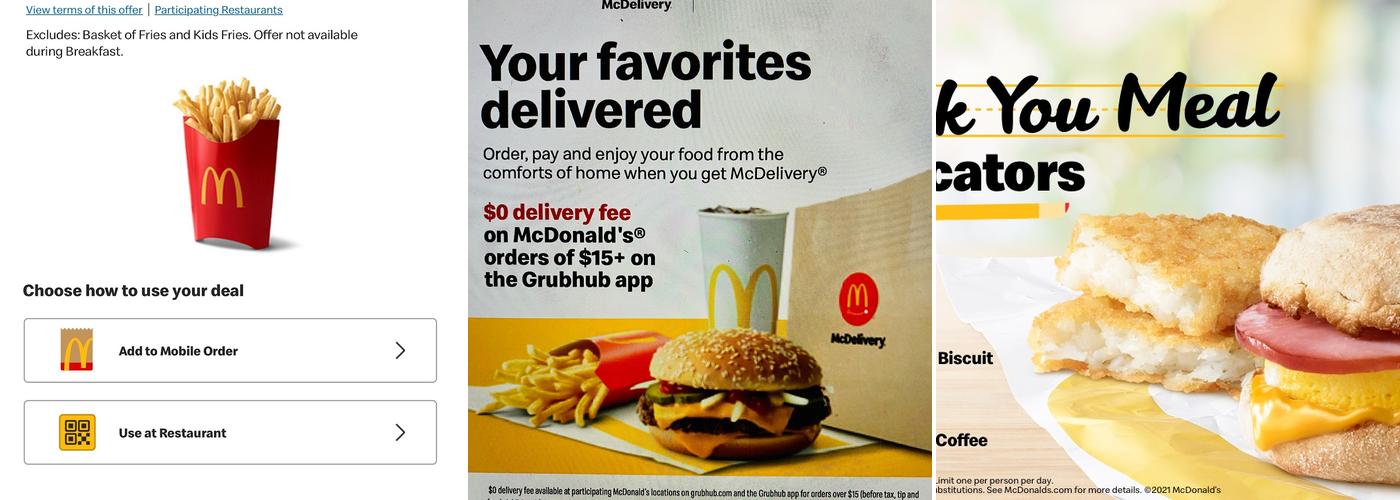 McDonald's Menu