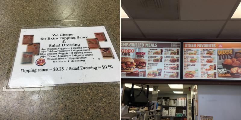 Burger King Menu