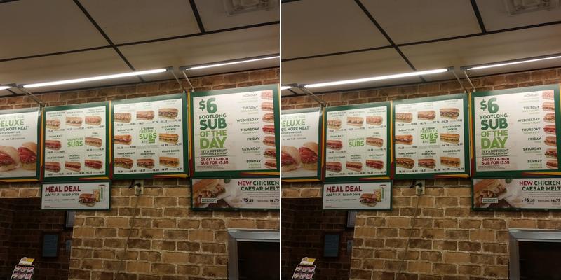 Subway Menu