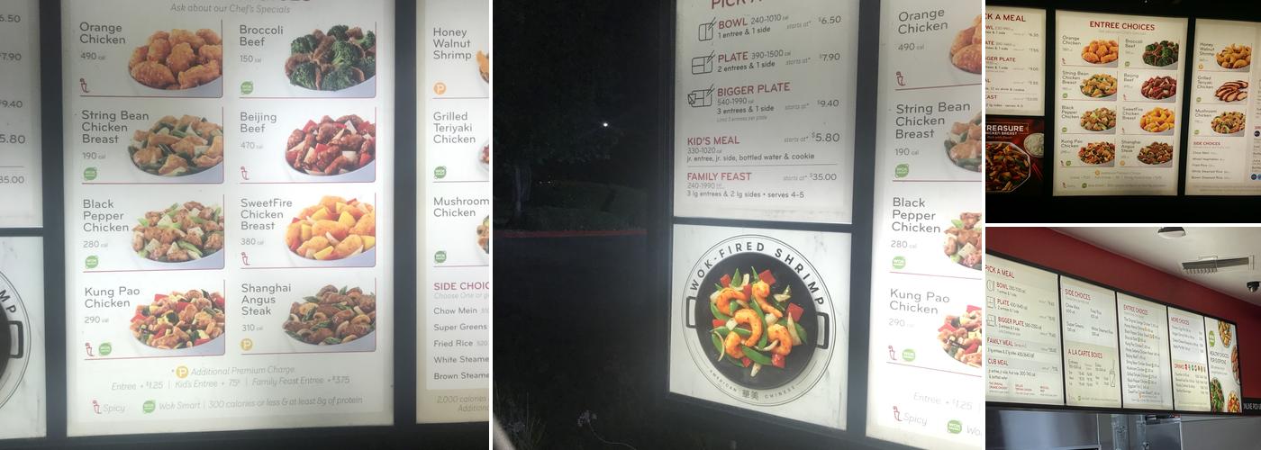 Panda Express Menu