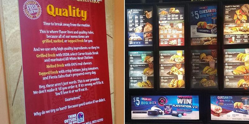 Taco Bell Menu
