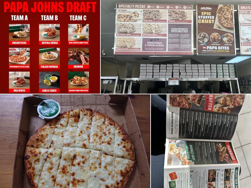 Papa Johns Pizza Menu