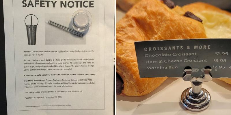 Starbucks Menu
